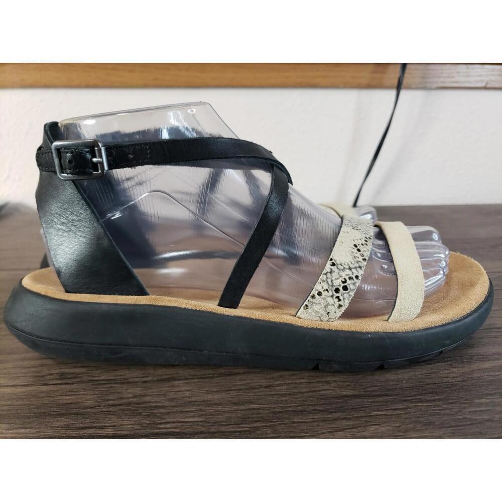 Clarks Jemsa Strappy Sandals Women’s 7.5 Animal Print Travel Comfy - Picture 13 of 15